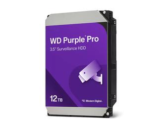 WD Purple Pro WD122PURP - Hard drive - 12 TB - internal - 3.5\" - SATA 6Gb/s - 7200 rpm - buffer: 512 MB
