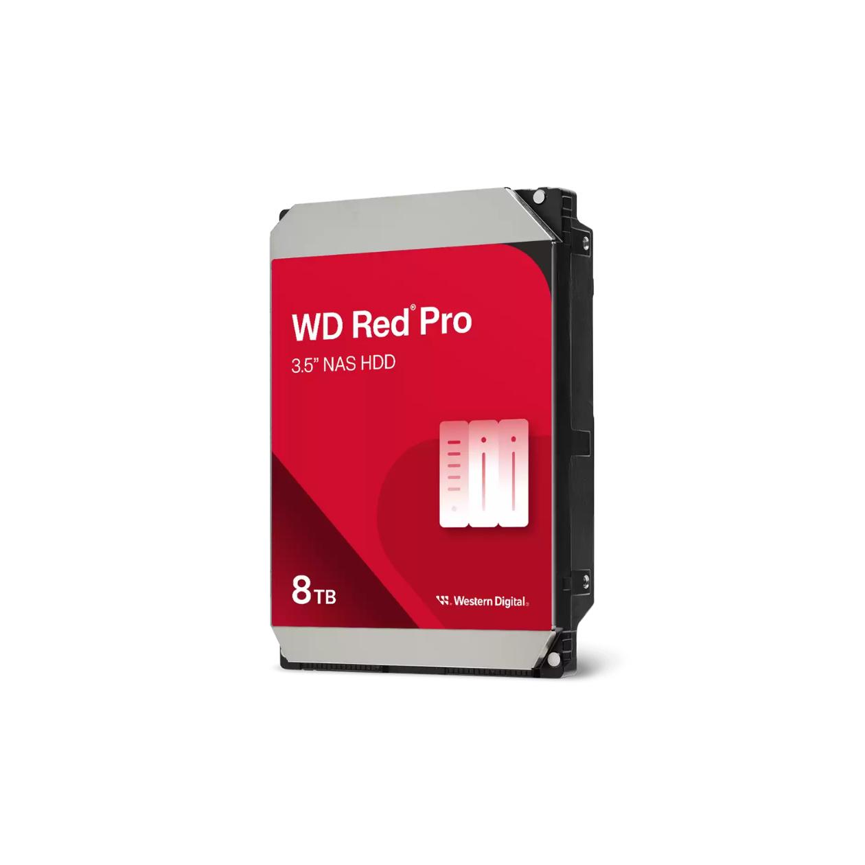 WD Red Pro WD8005FFBX - Hard drive - 8 TB - internal - 3.5\" - SATA 6Gb/s - 7200 rpm - buffer: 256 MB