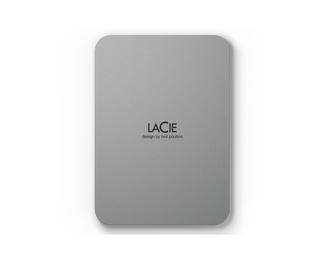 LaCie Mobile Drive STLP5000400 - Hard drive - 5 TB - external (portable) - USB 3.2 Gen 1 (USB-C connector) - moon silver