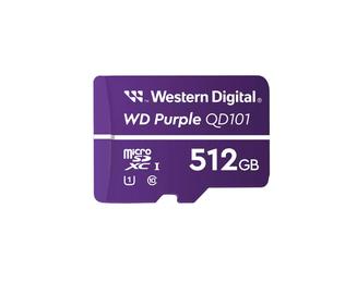 WD Purple WDD512G1P0C-85AEL0 - Flash memory card - 512 GB - UHS-I U1 / Class10 - microSDXC - purple