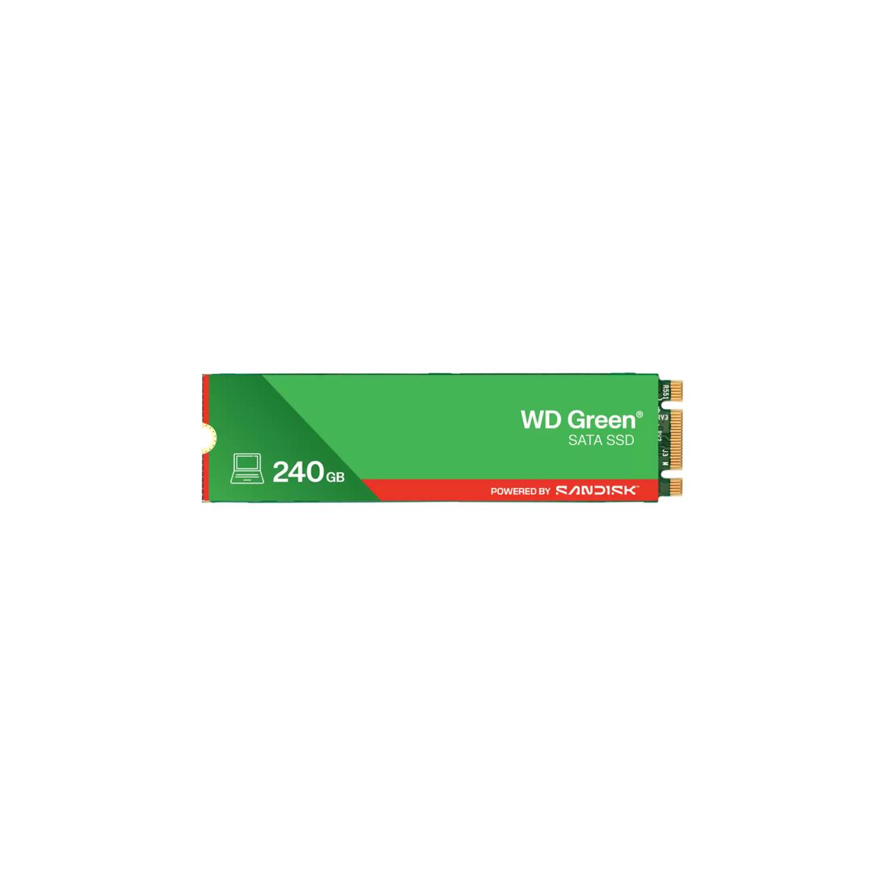WD Green WDS240G3G0B - SSD - 240 GB - internal - M.2 2280 - SATA 6Gb/s