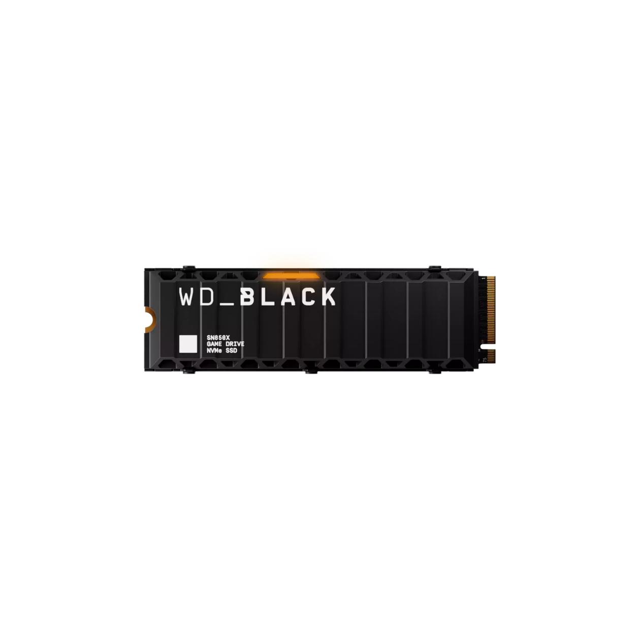WD_BLACK SN850X WDS400T2XHE-00BCA0 - SSD - encrypted - 4 TB - internal - M.2 2280 - PCIe 4.0 x4 (NVMe) - TCG Opal Encryption 2.01 - integrated heatsink