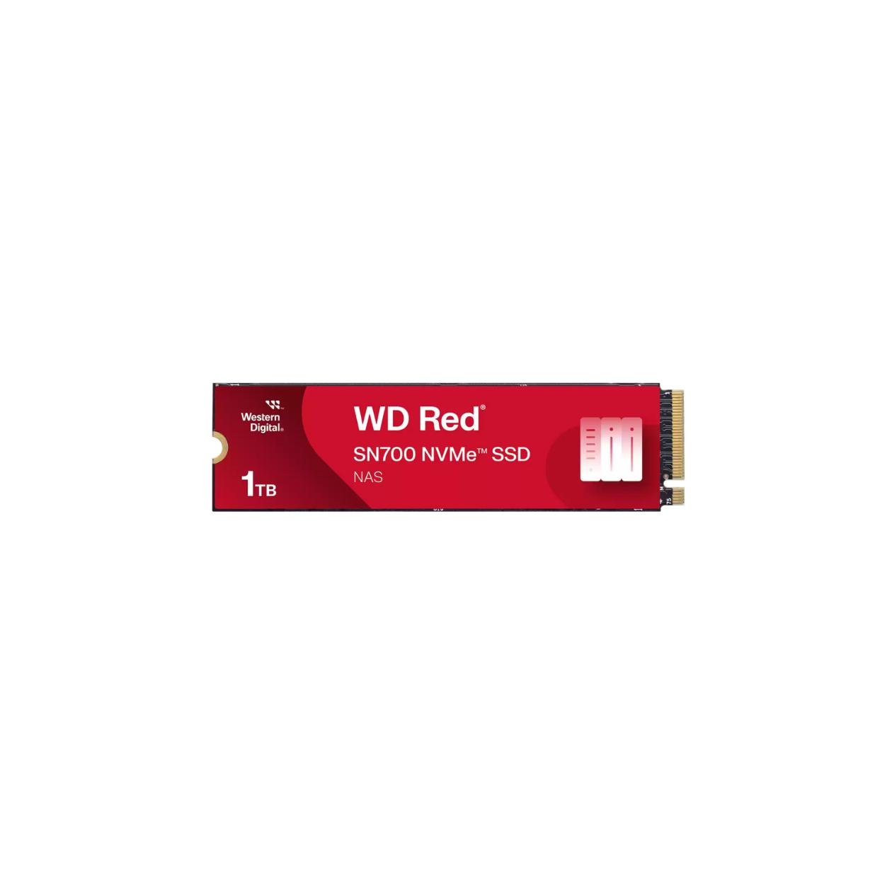 WD Red SN700 WDS100T1R0C-68BDK0 - SSD - 1 TB - internal - M.2 2280 - PCIe 3.0 x4 (NVMe)
