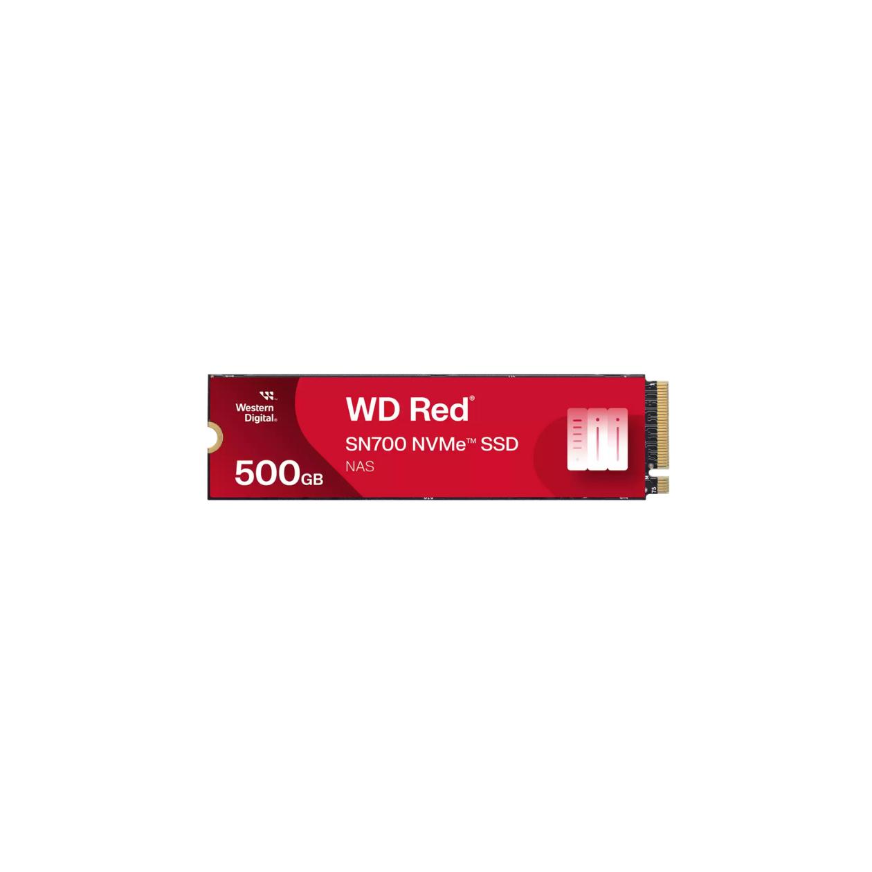 WD Red SN700 WDS500G1R0C-68BDK0 - SSD - 500 GB - internal - M.2 2280 - PCIe 3.0 x4 (NVMe)