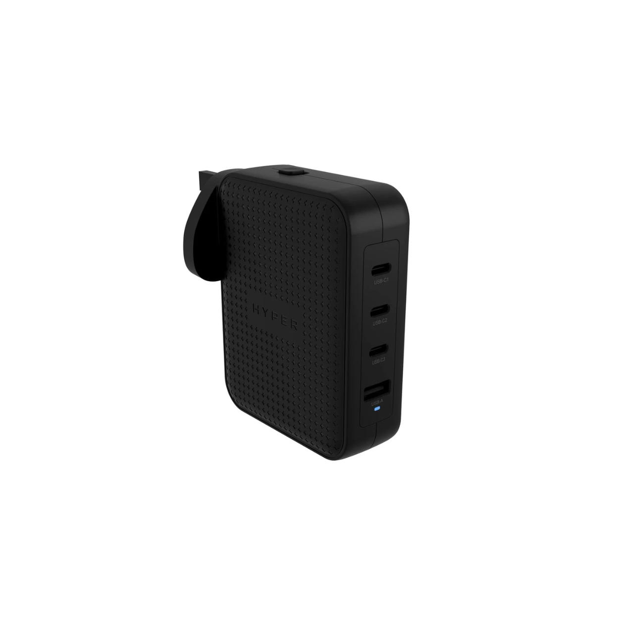 HyperJuice - Power adapter - 145 Watt - output connectors: 4 - black