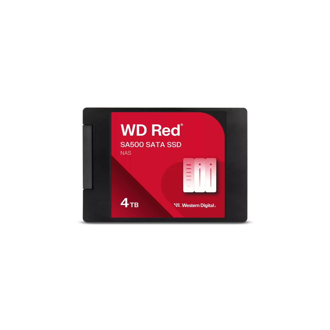 WD Red SA500 WDS400T2R0A-68CKB0 - SSD - 4 TB - internal - 2.5\" - SATA 6Gb/s