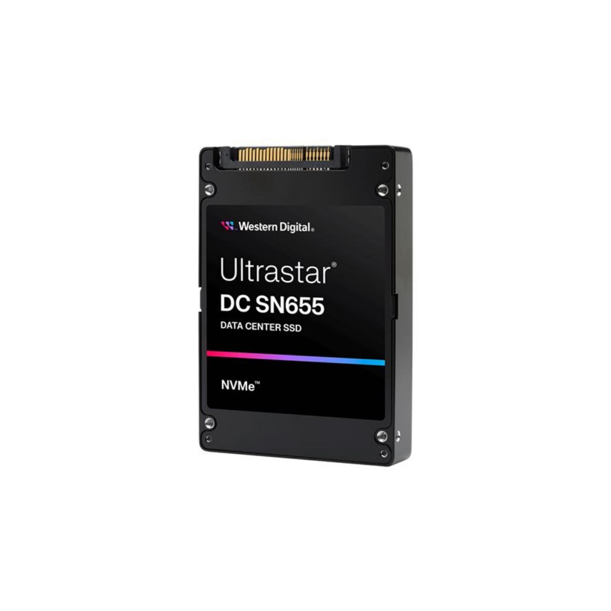 WD Ultrastar DC SN655 - SSD - Data Centre - 3.84 TB - internal - 2.5\" - U.3 PCIe 4.0 (NVMe)