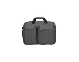 15-16- HYBRID BRIEFCASE BACKPACK - GREY