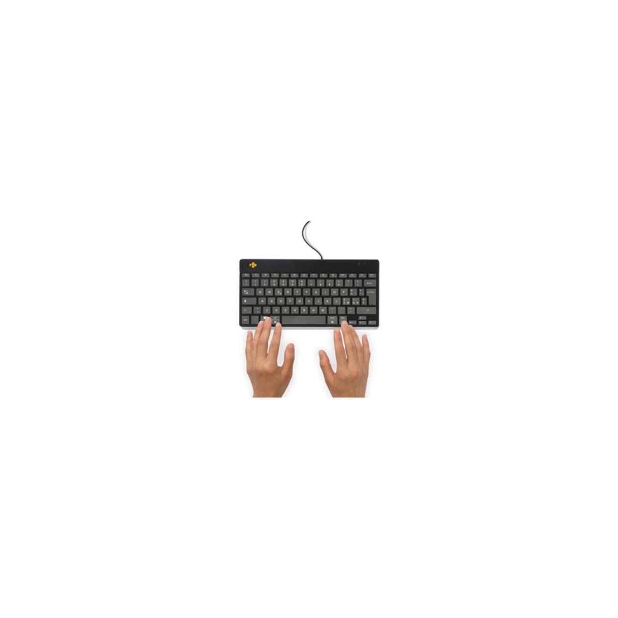 Ergonomic KB Comp QWERTY(IT) wired black