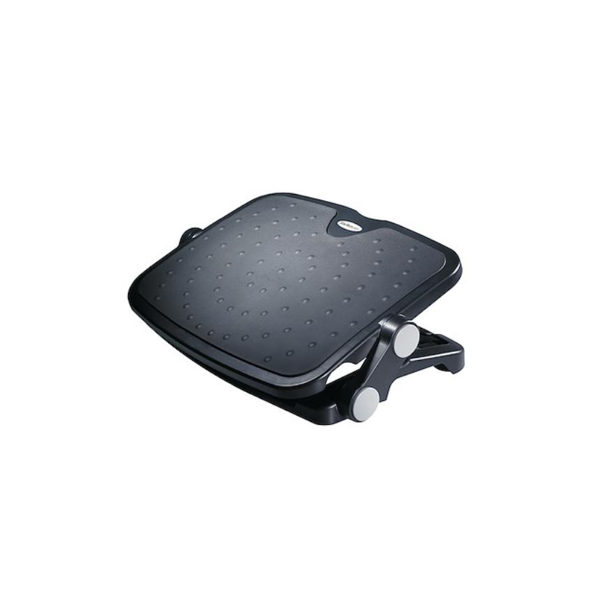 StarTech.com Voetensteun voor onder het bureau – 18 inch x 14 inch – in hoogte en hoek verstelbaar – voetenbankje – voetensteun voor het bureau – voetensteun voor op kantoor (FTRST1) – voetensteun – zwart