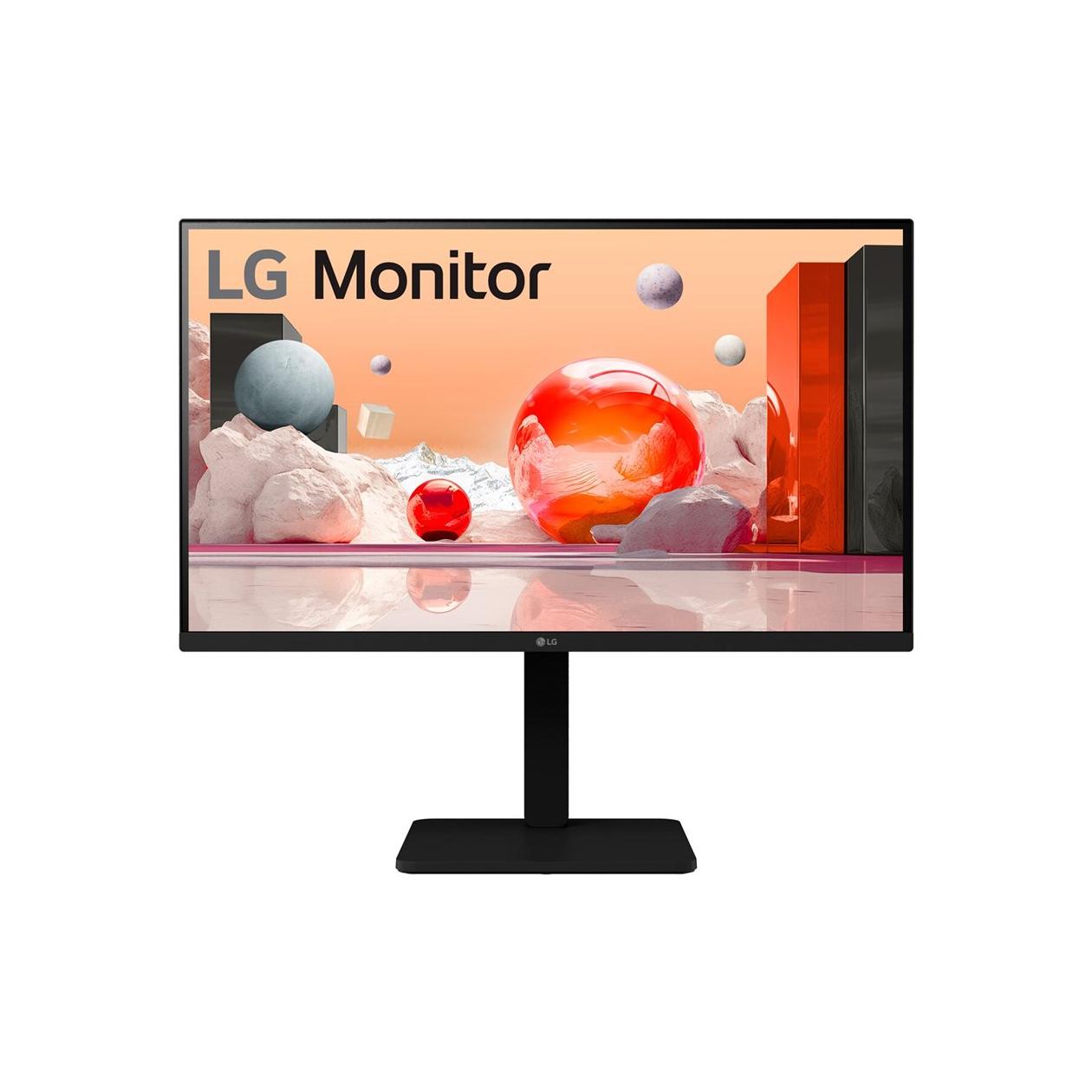 LG 27BA450-B - LED monitor - 27\" - 1920 x 1080 Full HD (1080p) @ 100 Hz - IPS - 250 cd/m² - 1300:1 - 5 ms - HDMI, VGA, DisplayPort - speakers