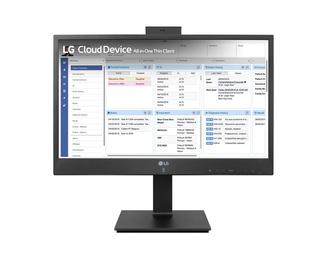 LG 24CR661N-2P - Thin client - all-in-one 1 x Pentium Silver N6005 / up to 3.3 GHz - RAM 8 GB - flash - eMMC 16 GB - UHD Graphics - Gigabit Ethernet, IEEE 802.11ax (Wi-Fi 6) - Win 10 IoT Enterprise - monitor: LED 23.8\" 1920 x 1080 (Full HD)