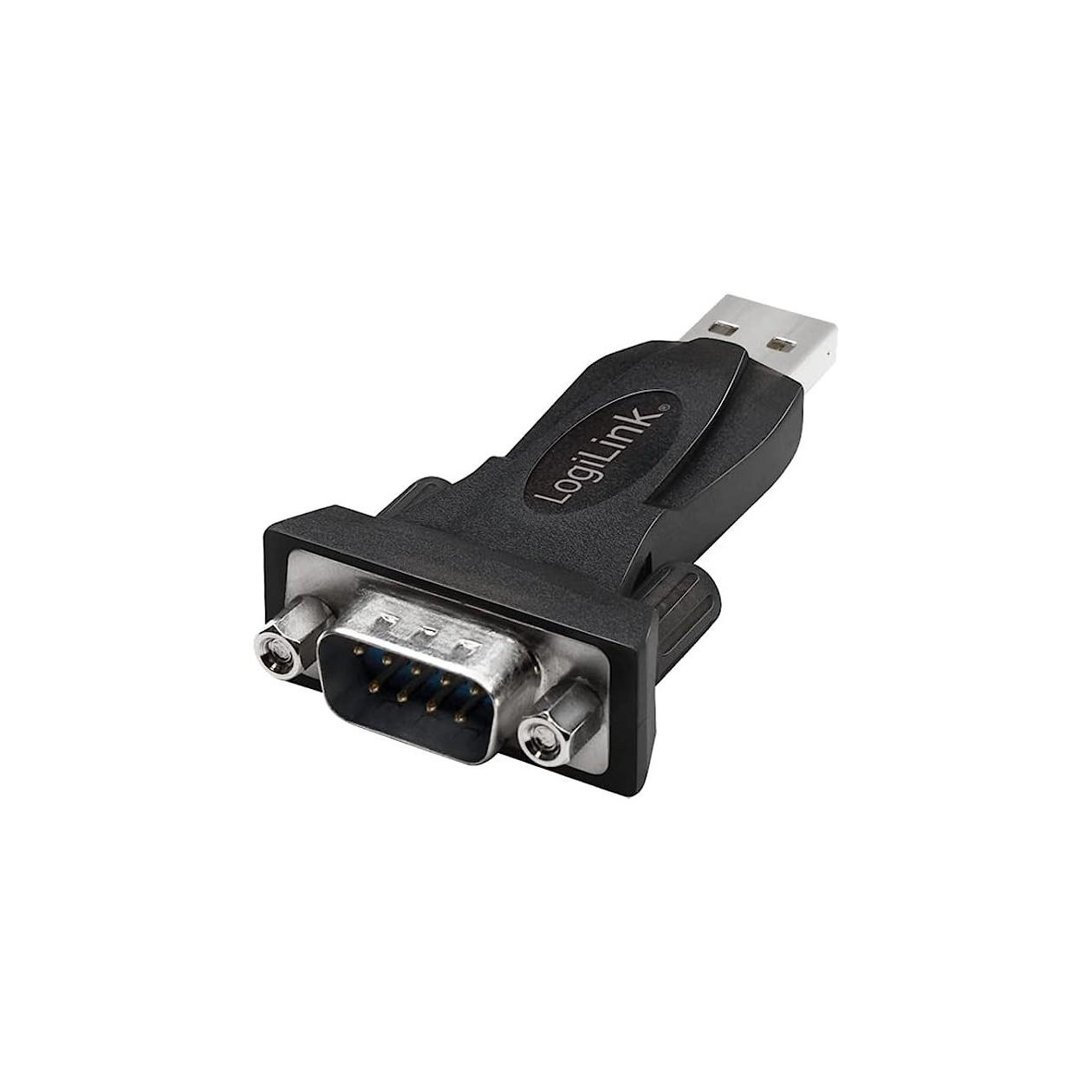 LogiLink AU0002F interfacekaart/-adapter RS-232, USB 2.0